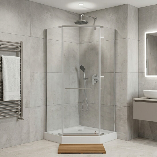 Додаткове фото - Душова кабіна Kroner KRP Terra - T.C.F.С.90x90 см