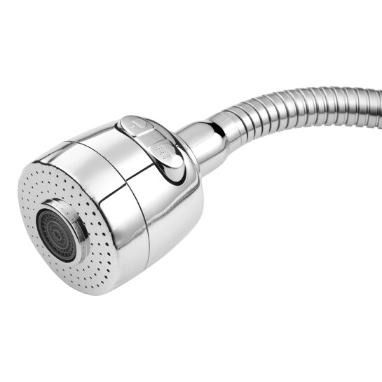 Додаткове фото - Вилив для змішувача гнучкий Kroner KRM - C801 два режими