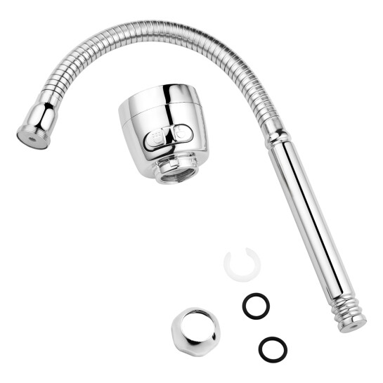 Додаткове фото - Вилив для змішувача гнучкий Kroner KRM - C801 два режими