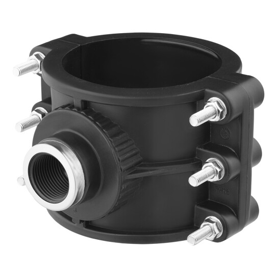 Додаткове фото - Сідлова врізка ПЕ SantehPlast 110х1"