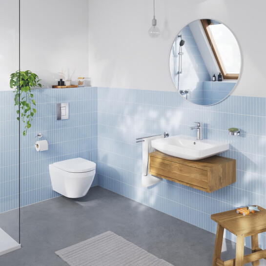 Додаткове фото - Змішувач для раковини Grohe QuickFix Dice M-Size 1018330000 з донним клапаном