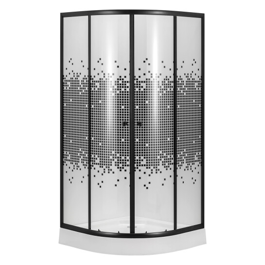 Головне фото - Душова кабіна Kroner KRP Harz - B.F.M.90x90 см
