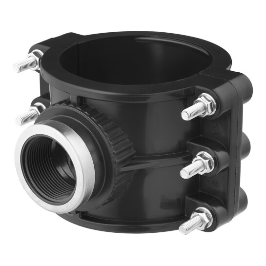 Додаткове фото - Сідлова врізка ПЕ SantehPlast 110х1 1/2"