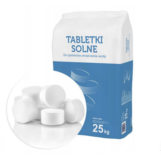 Додаткове фото - Сіль таблетована для систем очищення води Ciech Tabletki Solne 25 кг
