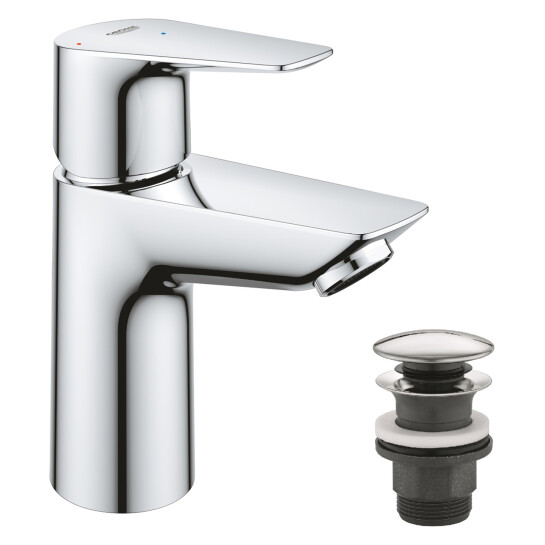 Додаткове фото - Набір змішувачів Grohe Quickfix термостат для душу з душовим гарнітуром Precision Flow THM та змішувач для раковини StartEdge S-Size UA202503TE