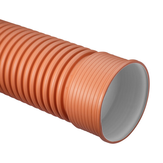 Головне фото - Гофрована труба для зовнішньої каналізації Rozma SN8 200х2000
