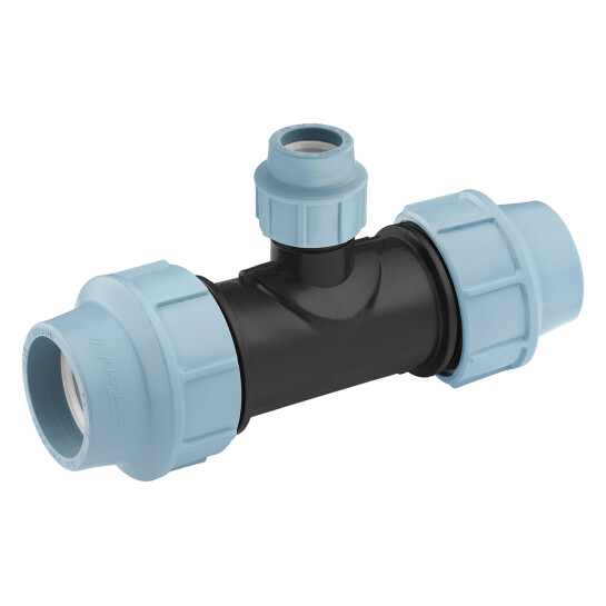 Головне фото - Трійник редукційний ПЕ SantehPlast 63х32х63 мм