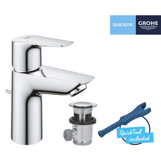 Додаткове фото - Комплект змішувачів для душу з термостатом Grohe QuickFix UA202503TS