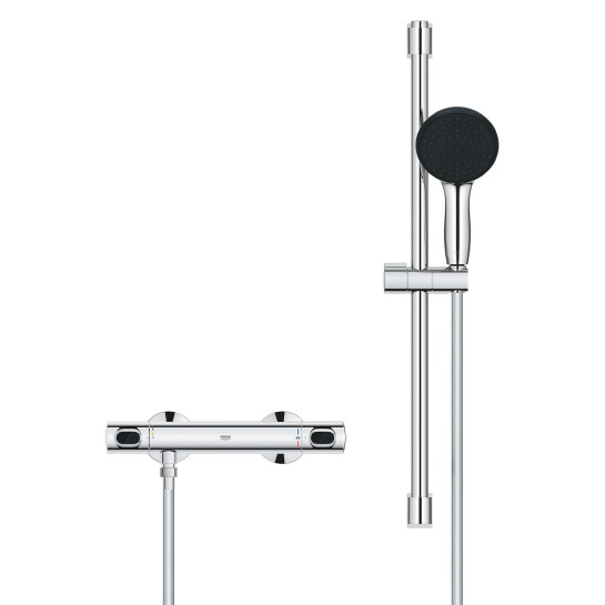 Додаткове фото - Комплект змішувачів для душу з термостатом Grohe QuickFix UA202503TS