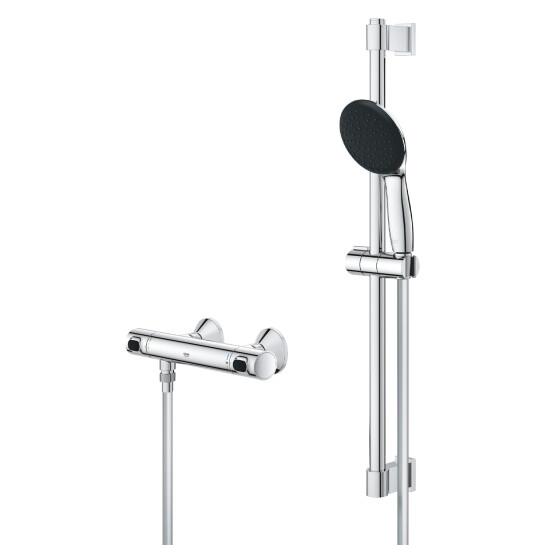 Додаткове фото - Комплект змішувачів для душу з термостатом Grohe QuickFix UA202503TS