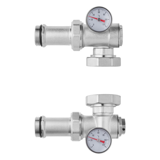 Головне фото - Конектор для підключення циркуляційного насоса 1" STA універсальне підключення, нікельований