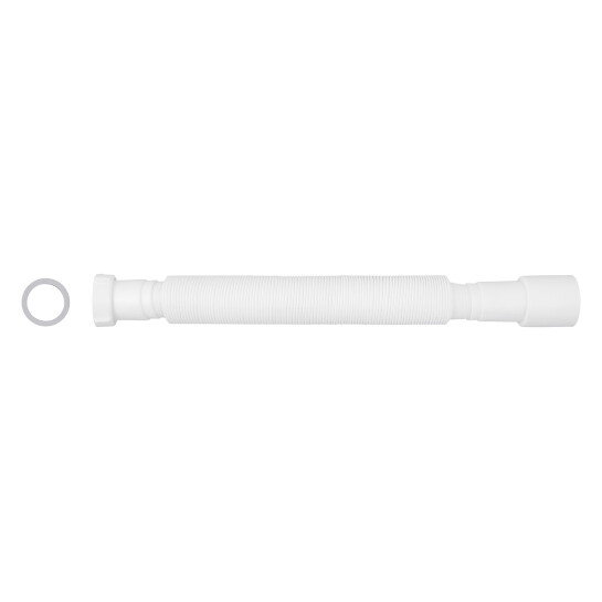 Гофросифони та гофри Гофротруба Agua GN46 1 1/2''х40/50 мм 460-1100 мм з накидною гайкою