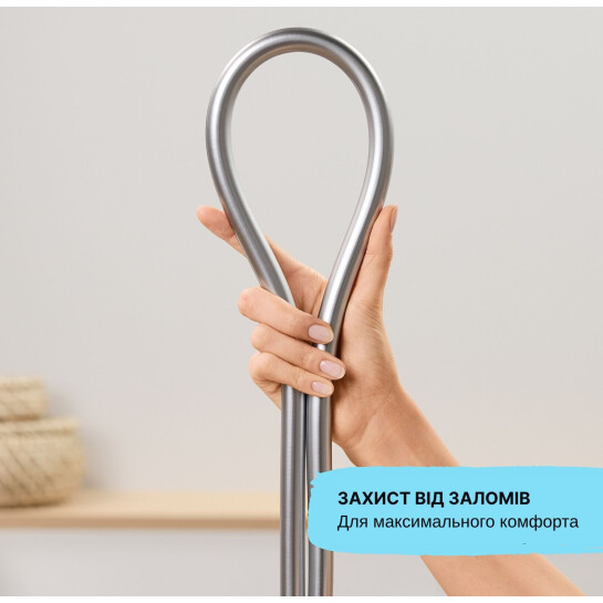 Додаткове фото - Шланг для душу Grohe VitalioFlex Silver TwistStop 1500 мм 27505001