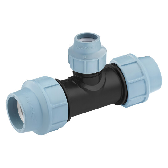 Головне фото - Трійник редукційний ПЕ SantehPlast 63х40х63 мм