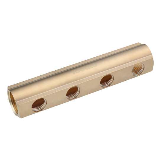 Головне фото - Колектор балка Karro на 4 виходи 1"x1/2" РВ латунний KR-2001