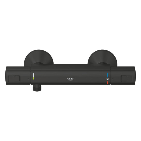 Додаткове фото - Змішувач термостатичний для душу Grohe QuickFix Start Black UA303908T1