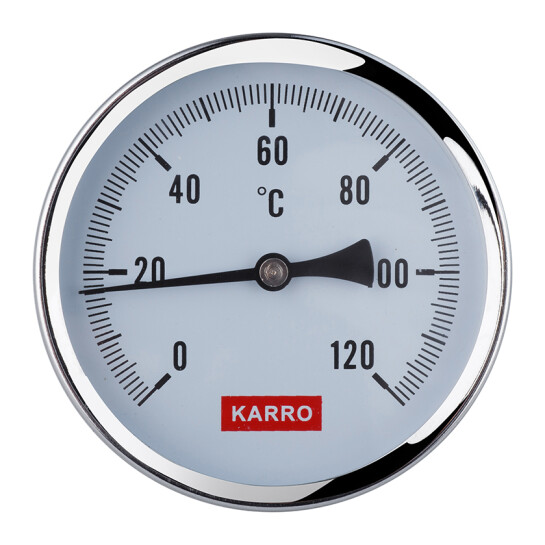 Головне фото - Термометр Karro 1/2" 80 мм 120°С KR-1039