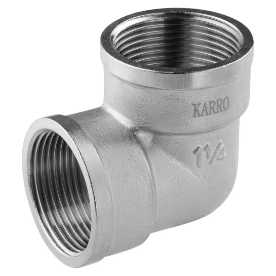 Головне фото - Кутник Karro 1 1/4" ВВ нікельований