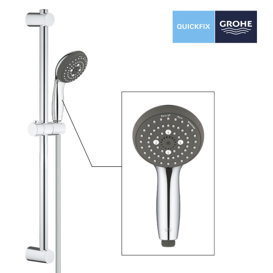 Додаткове фото - Душовий гарнітур Grohe QuickFix Vitalio Start 100 26032000