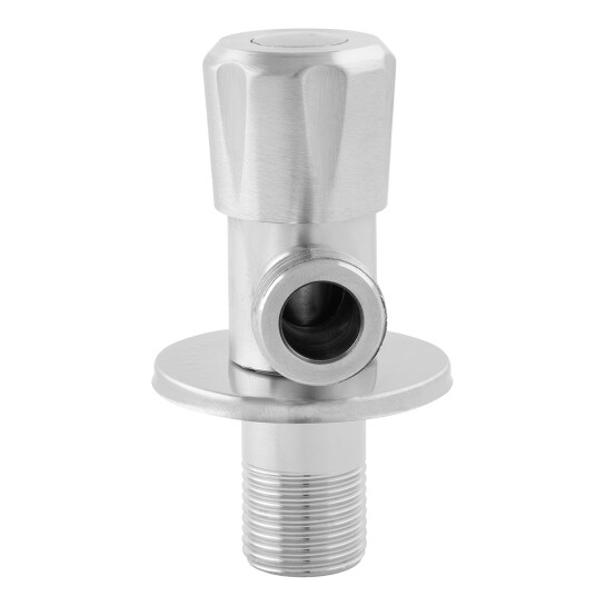 Додаткове фото - Кран приладовий Kroner KRP Edelstahl Klassisch - ESG101 1/2"х1/2" ЗЗ