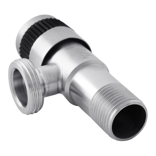 Додаткове фото - Кран приладовий Kroner KRP Edelstahl Klassisch - ESG102 1/2"х3/4" ЗЗ