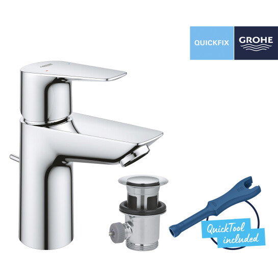 Додаткове фото - Змішувач для раковини Grohe QuickFix StartEdge S-Size 24196001