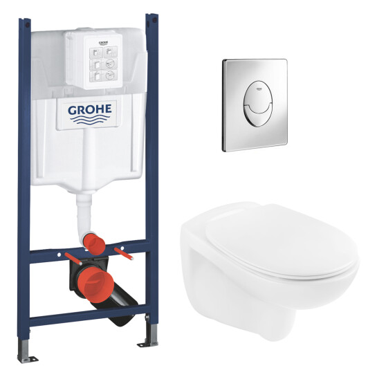 Інсталяції Комплект унітаза з інсталяцією 4 в 1 Grohe Solido Start UA38971964A
