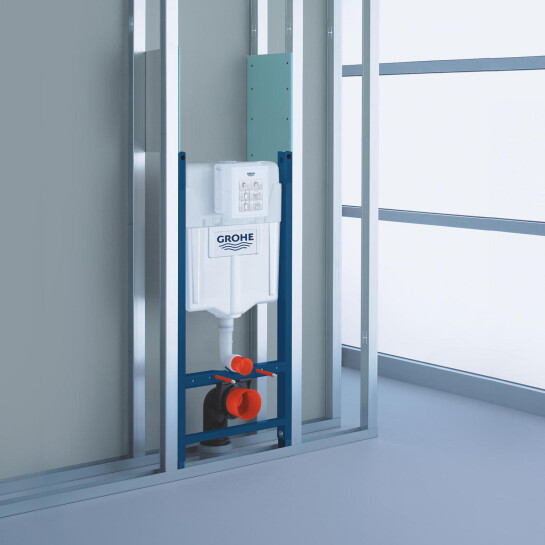 Додаткове фото - Комплект унітаза з інсталяцією 4 в 1 Grohe Solido Start + Унітаз безобідковий Kroner Oker WHI533536 RIMLESS з сидінням Slim Duroplast / Soft-close / Quick relase KO533536WHIR (UA38971964A)