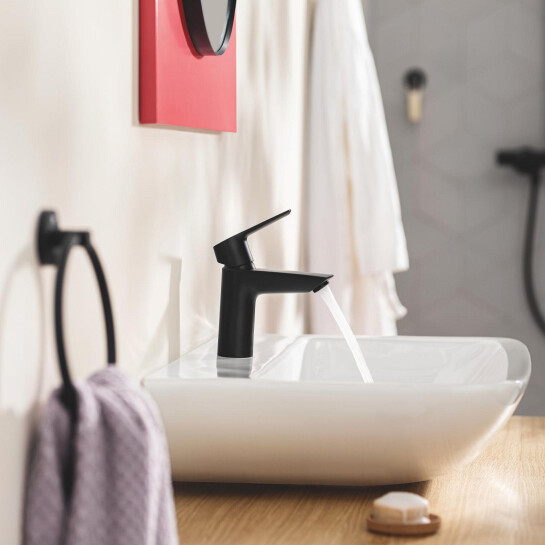 Додаткове фото - Набір змішувачів 3 в 1 для ванної кімнати Grohe QuickFix Start Black UA303301SQ