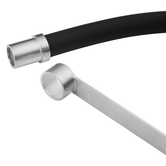 Додаткове фото - Змішувач для кухні Kroner KRP Edelstahl Klassisch - ESG03593BLK