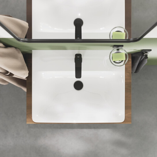 Додаткове фото - Змішувач для раковини Grohe QuickFix Dice ES S-Size 1018612430 з донним клапаном