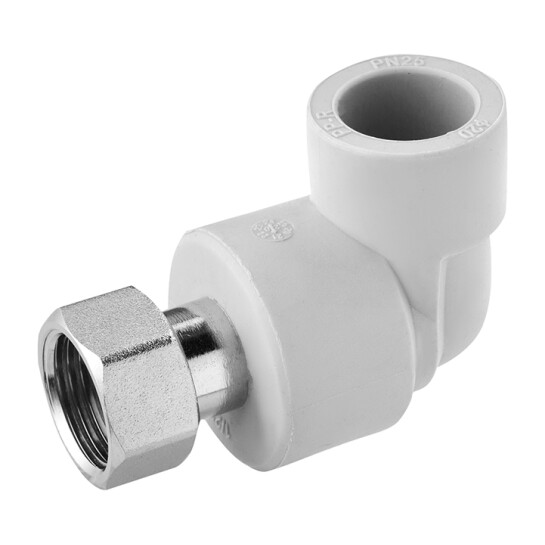 Головне фото - Коліно з накидною гайкою PPR GrandiTherm 20х1/2"