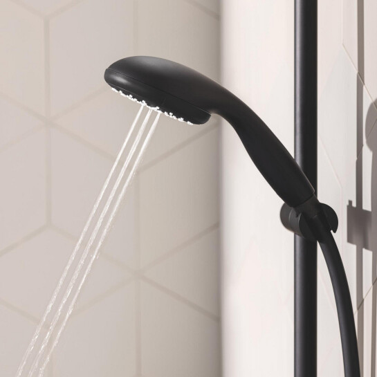 Додаткове фото - Набір змішувачів 3 в 1 для ванної кімнати Grohe QuickFix Start Black UA303301MQ