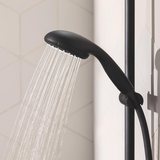 Додаткове фото - Набір змішувачів 3 в 1 для ванної кімнати Grohe QuickFix Start Black UA303301MQ