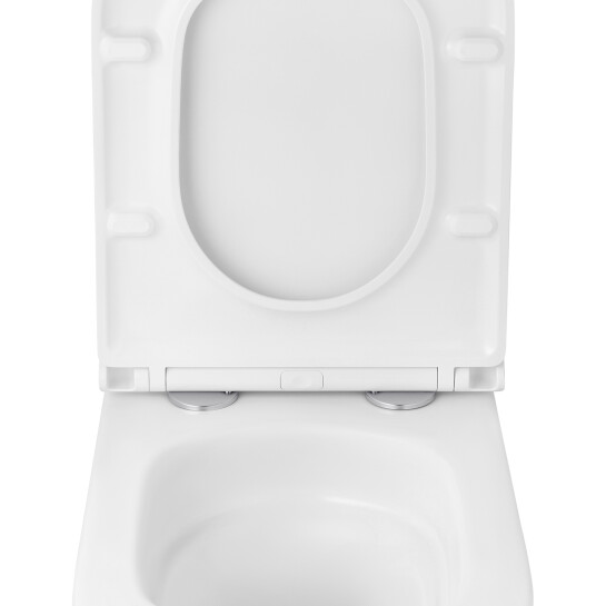 Додаткове фото - Комплект 4 в 1: Інсталяція Grohe Rapid SL 3 в 1 38772001 + Унітаз підвісний безобідковий Kroner Eifel WHI493436 TORNADO з сидінням (38772001KE493436T)