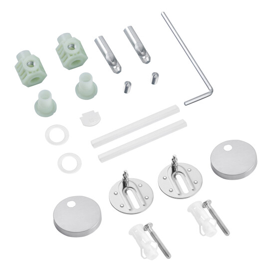 Додаткове фото - Комплект 4 в 1: Інсталяція Grohe Rapid SL 3 в 1 38772001 + Унітаз підвісний безобідковий Kroner Eifel WHI493436 TORNADO з сидінням (38772001KE493436T)