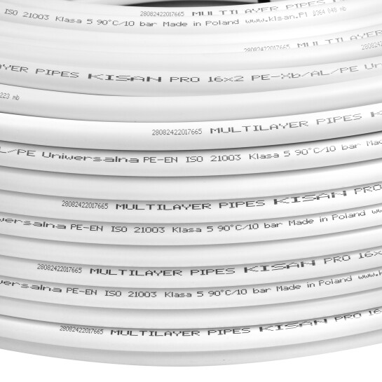 Додаткове фото - Труба металопластикова безшовна Kisan 16х2,0 мм 200 м