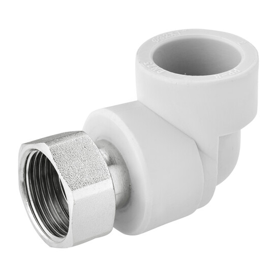 Кутники ППР Коліно з накидною гайкою PPR GrandiTherm 32х1"