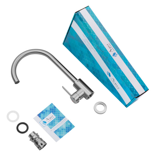 Додаткове фото - Змішувач для кухні Agua Elposo-INOX035