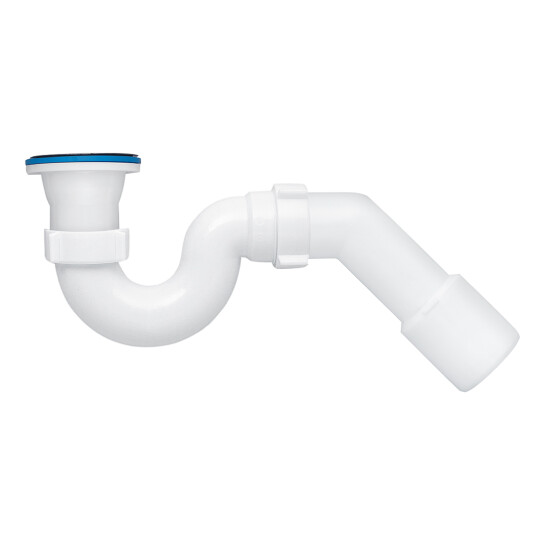 Додаткове фото - Сифон для душового піддона ANIplast 1 1/2"х40 мм прямотечійний з гнучкою трубою 40х40/50 Е116EU