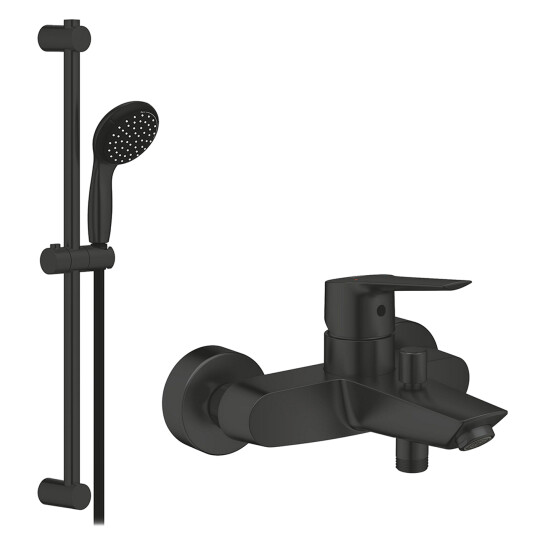 Змішувачі для ванної Змішувач для ванни Grohe QuickFix Start Black UA30330702