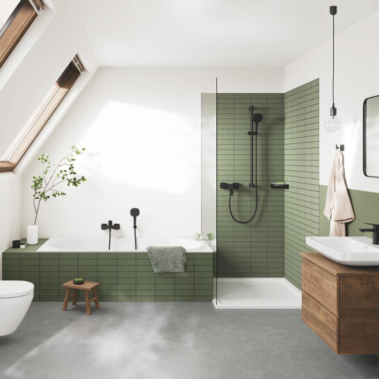 Додаткове фото - Змішувач для ванни Grohe QuickFix Dice 1018722430