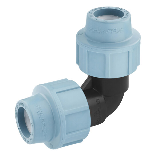 Головне фото - Коліно ПЕ SantehPlast 20х20 мм