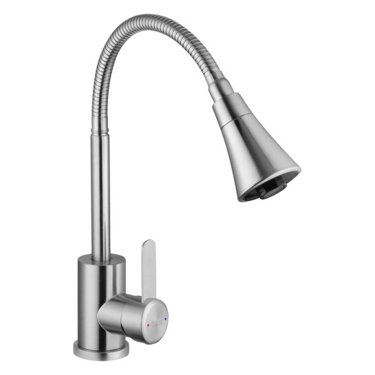 Головне фото - Змішувач для кухні Agua Elposo-INOX031