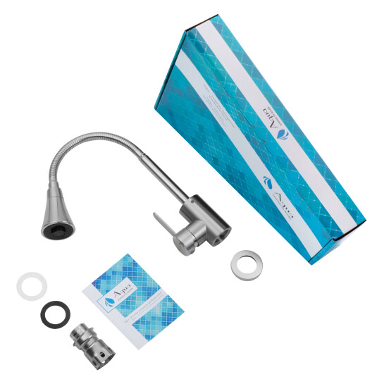 Додаткове фото - Змішувач для кухні Agua Elposo-INOX031