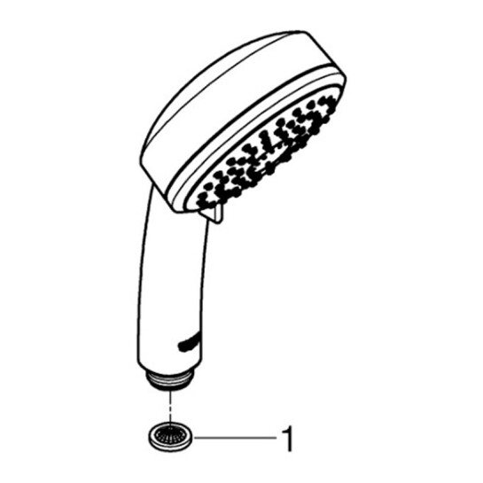 Додаткове фото - Лійка для ручного душу Grohe Vitalio Comfort 100 26397000