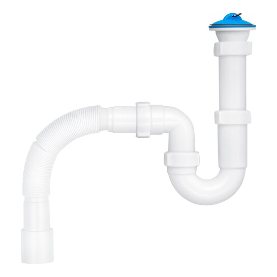 Сифони для кухонних мийок Сифон для кухонної мийки ANIplast 1 1/2''х40 мм з різьбовим випуском D0115EU