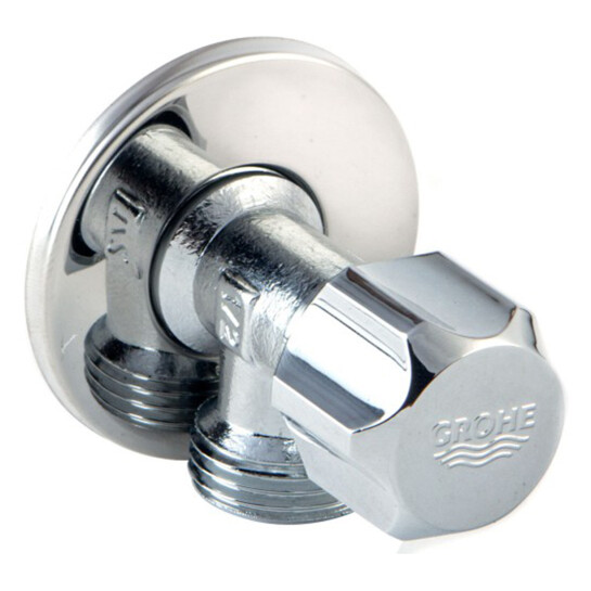 Додаткове фото - Універсальний кутовий вентиль Grohe 1/2"х1/2" 2201600M