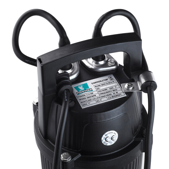 Додаткове фото - Насос дренажний Pumpman QDX1,5-32-0,75 кВт Hmax 33 м Qmax 7,2 куб.м 750 Вт
