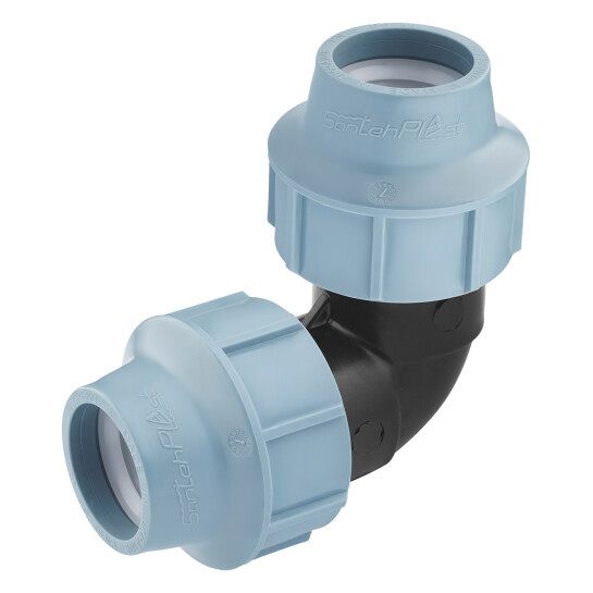 Головне фото - Коліно ПЕ SantehPlast 40х40 мм